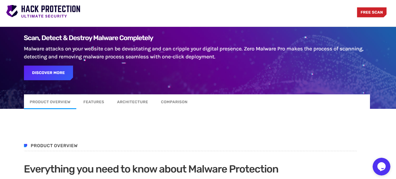 Malware removal-Hack protection